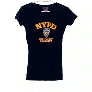 NWOT  navy blue NYPD T-shirt made of 100% cotton